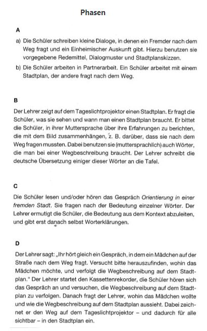 Beschreibung von Phasen